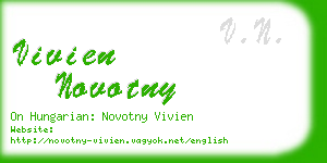 vivien novotny business card